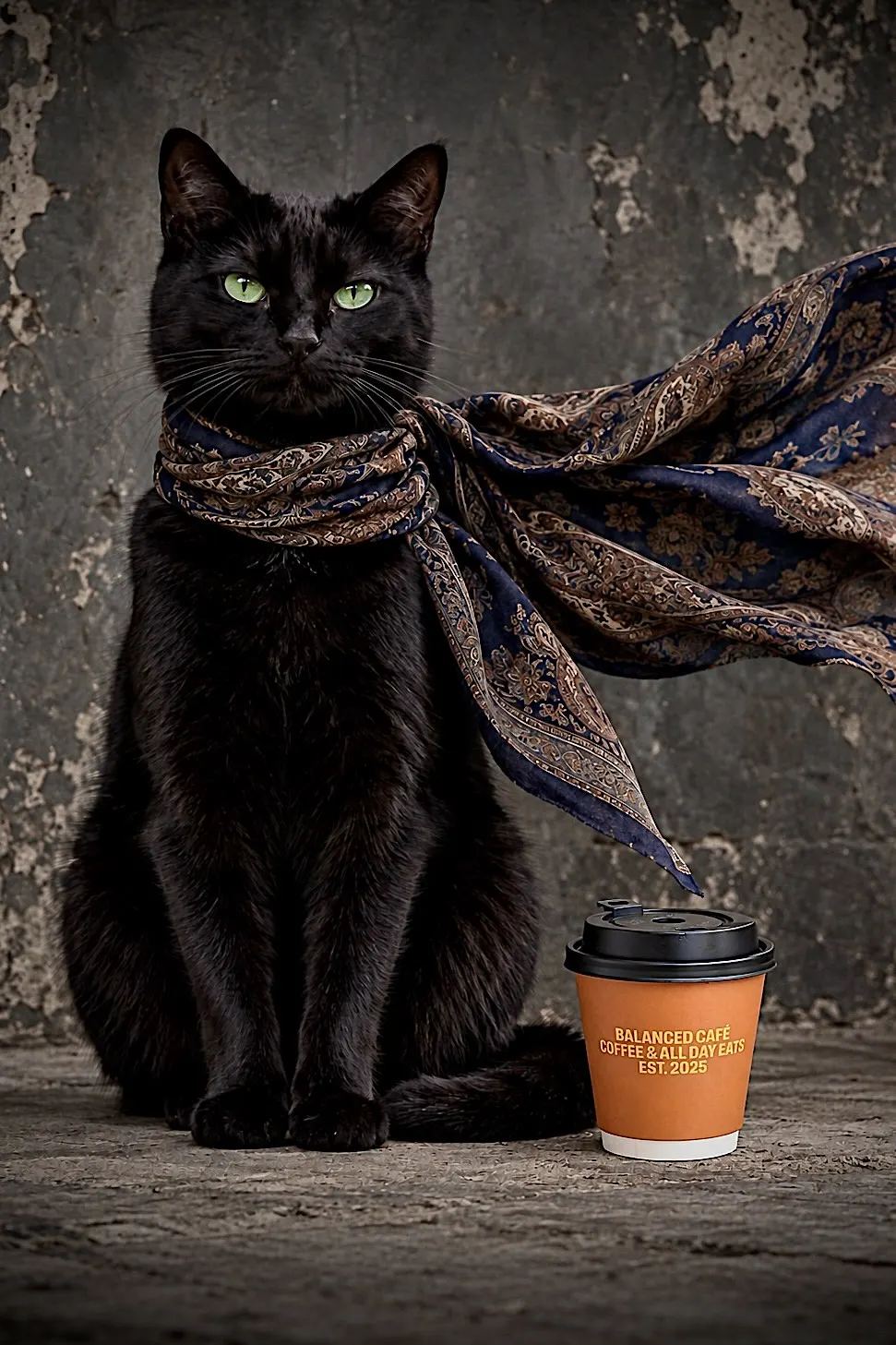 Nine lives. One coffee. High standards.
تسع أرواح، قهوة وحدة، وذوق صعب