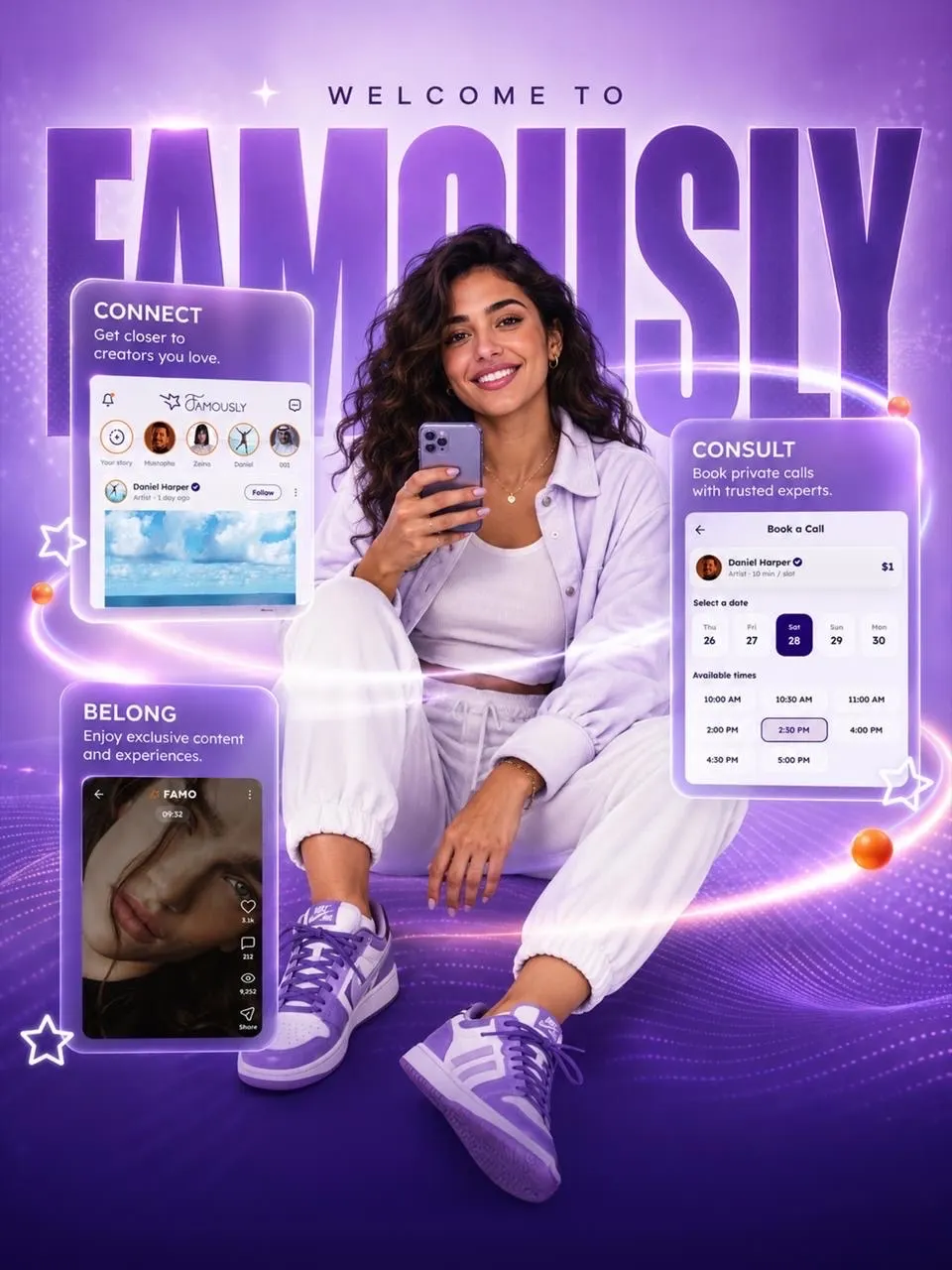Many beautiful things 💜#famously