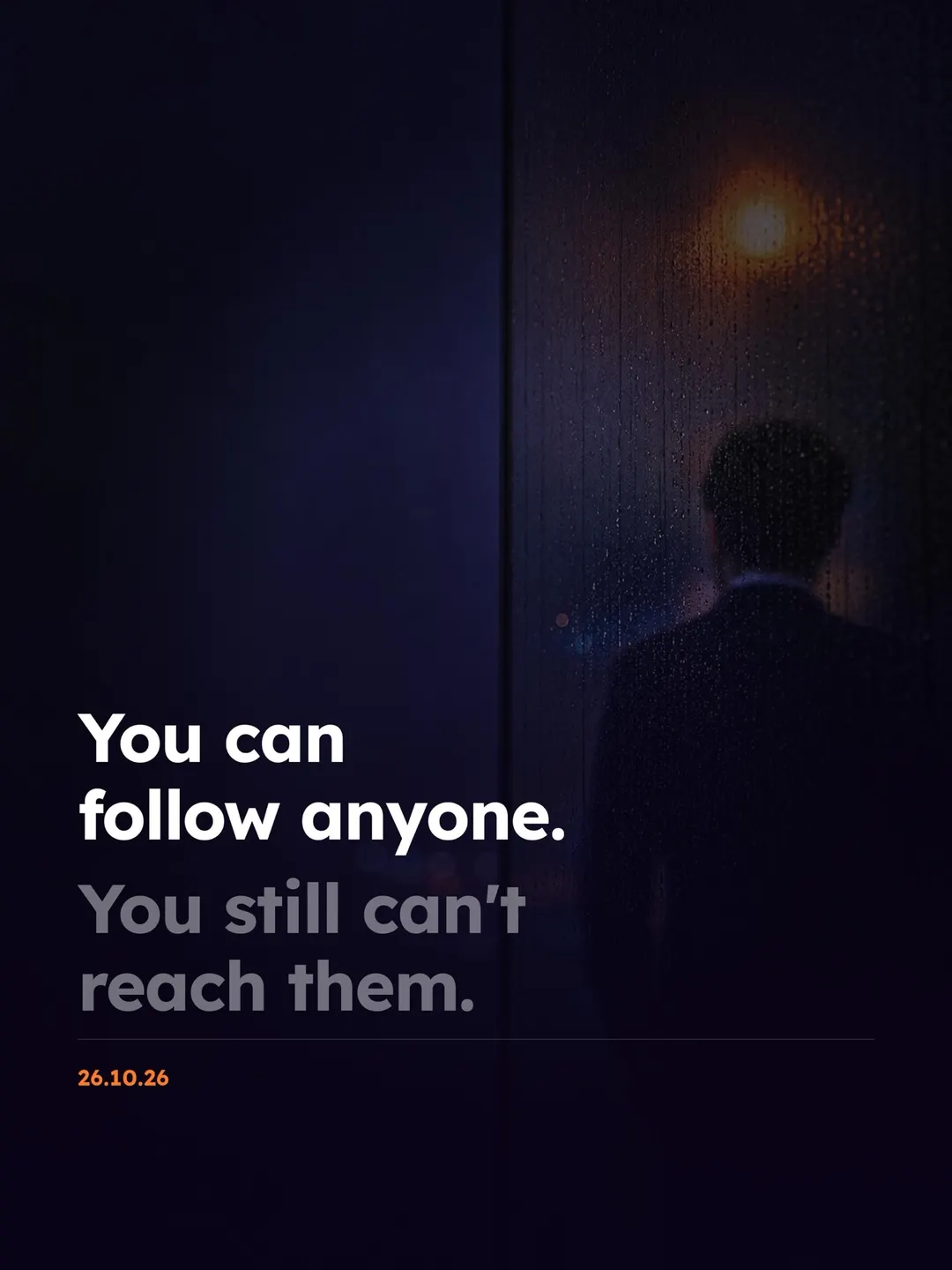 Yes, you can reach them!